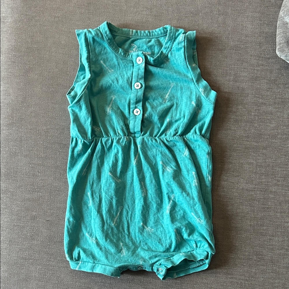 Kate Quinn  Sleeveless Button-Up Romper